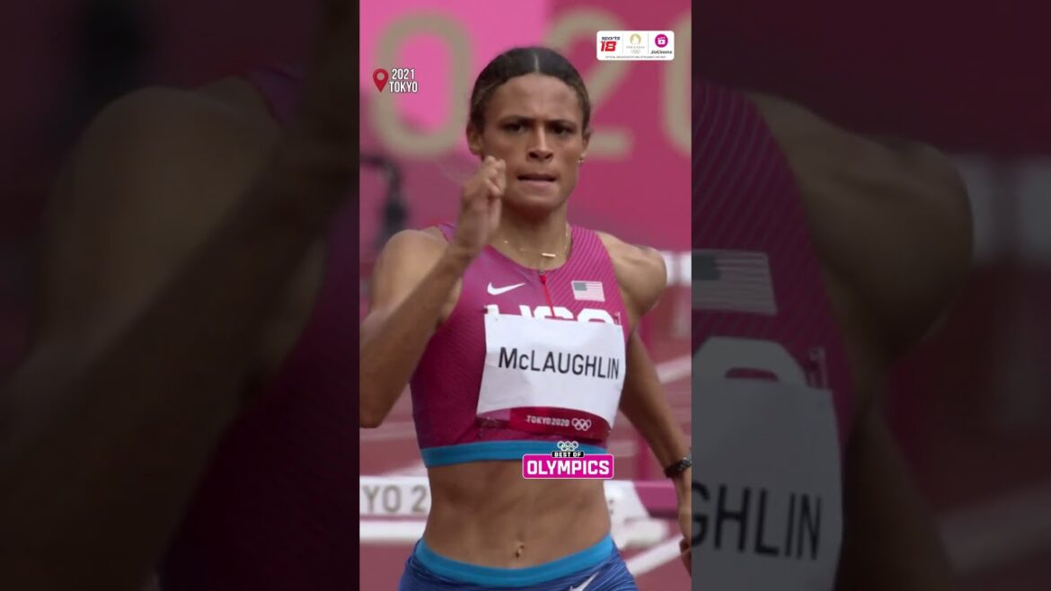 La course record de Sydney McLaughlin de Tokyo 2020 | Olympiques 2024 | Jiocinema & Sports18