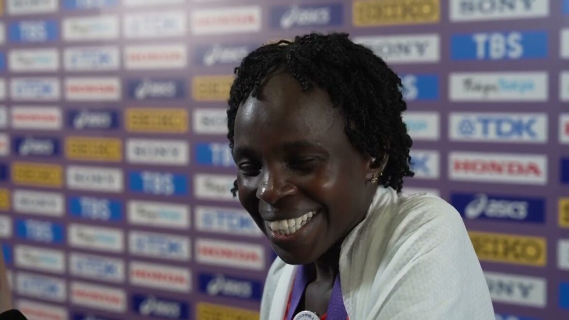 Jepchirchir: “Tokyo is special.I won my first marathon, Olympic gold & now the world title here!”