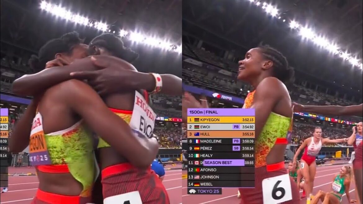 1500 mètres de course féminine Tokyo World Athletics Championship 2025 Faits saillants | Faith Kipyegon gagne l'or