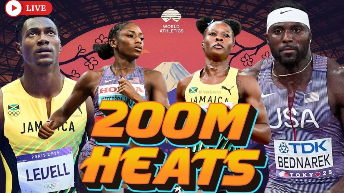 200 m de chaleurs en direct | Championnats du monde d'athlétisme Tokyo 2025
