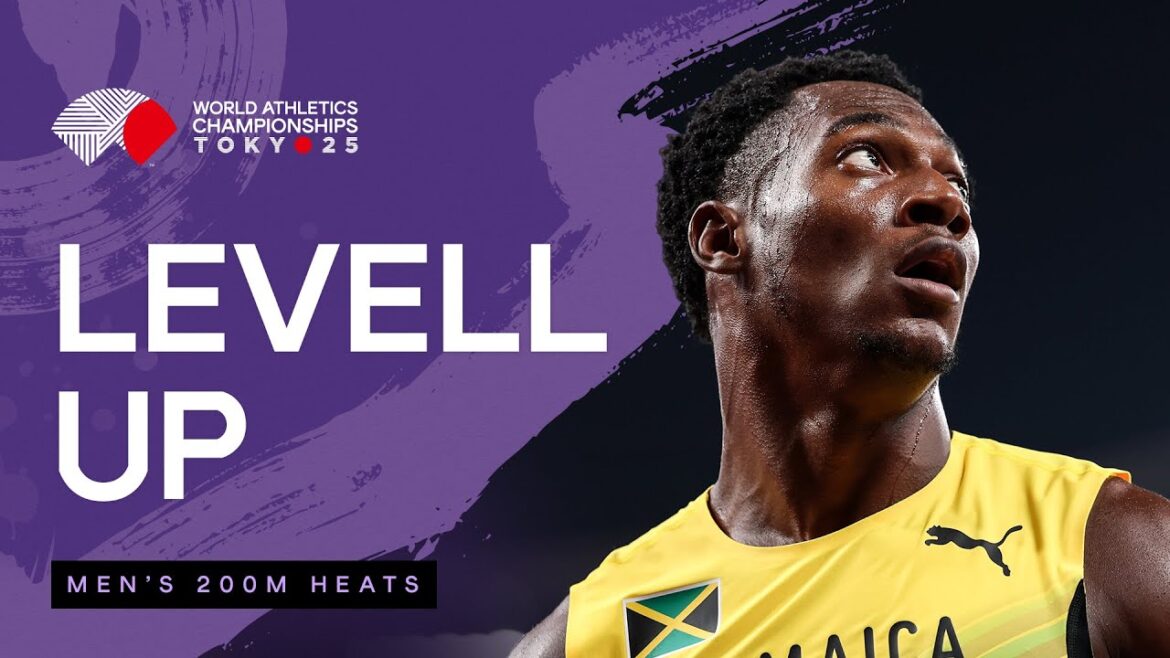 Levell dépasse 200 m de chaleur avec 19,84 | Championnats du monde d'athlétisme Tokyo 25