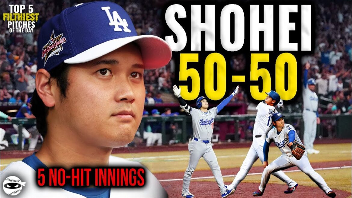 Shohei Ohtani: 5 No Hit Mannings et commence le 50 Homer - 50 retraits au bâton!