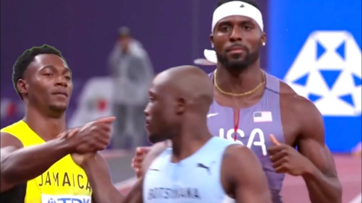 La demi-finale du 200m masculin Kenny Bednarek remporte 19,88s, Bryan Levell a vaincu Letsile Tebogo, WCH Tokyo