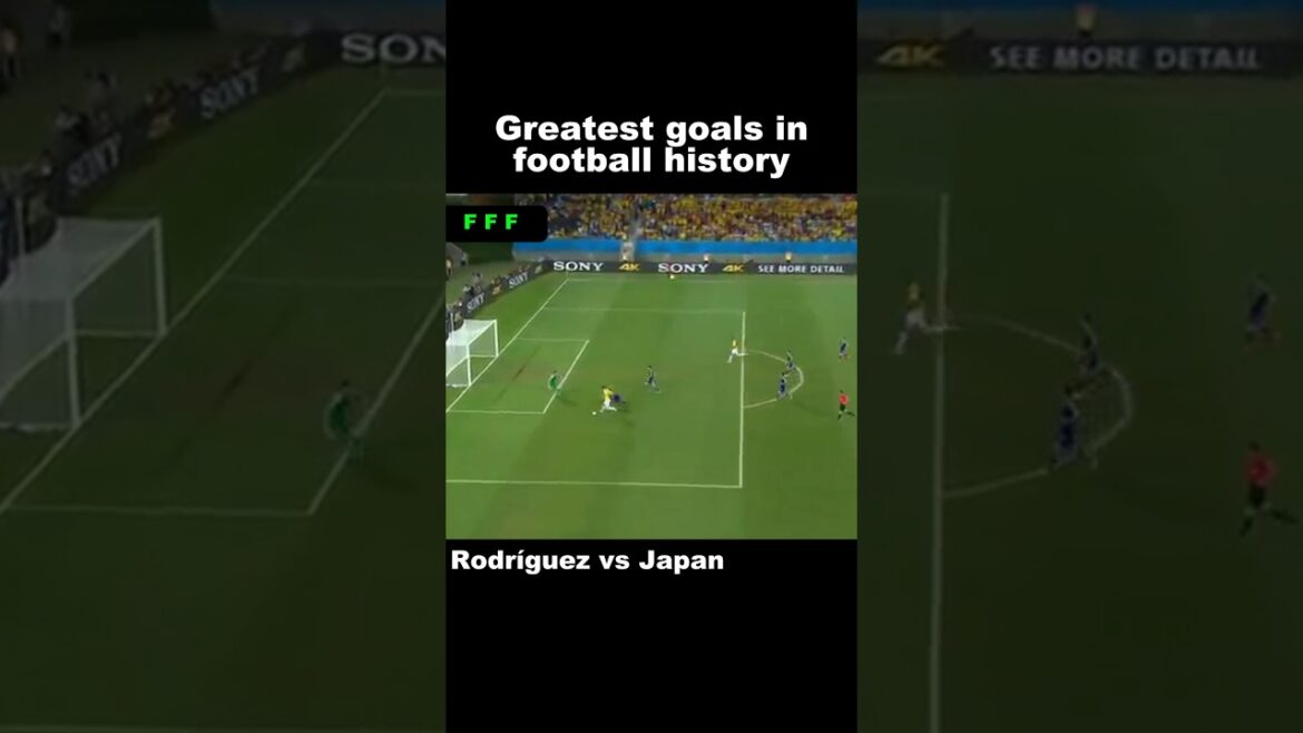 Les plus grands buts de l'histoire du football Rodríguez vs Japon WC