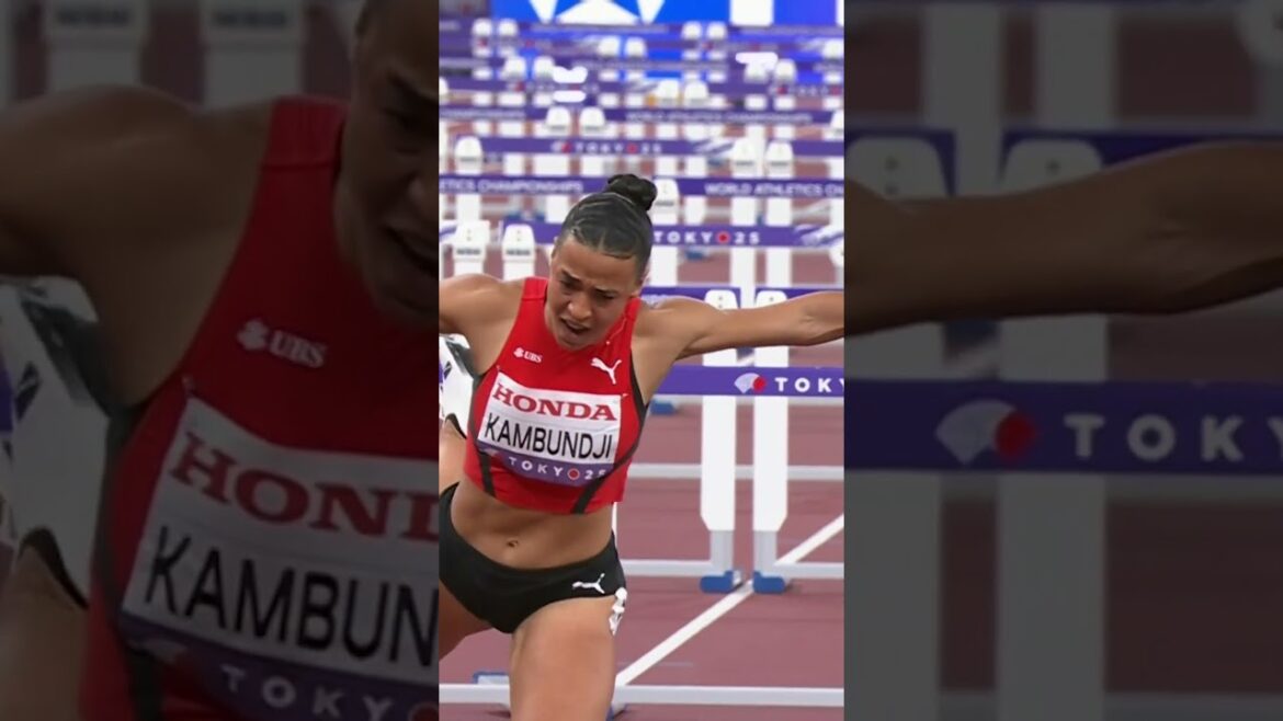 Kambudji de nulle part‼ ️ incroyable 100m haies finale à Tokyo 😤 #worldathleticschamps #sports