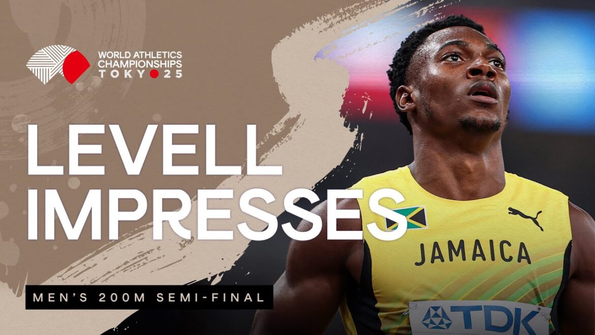 Levell et Tebogo dominent la demi-finale 200m | Championnats du monde d'athlétisme Tokyo 25