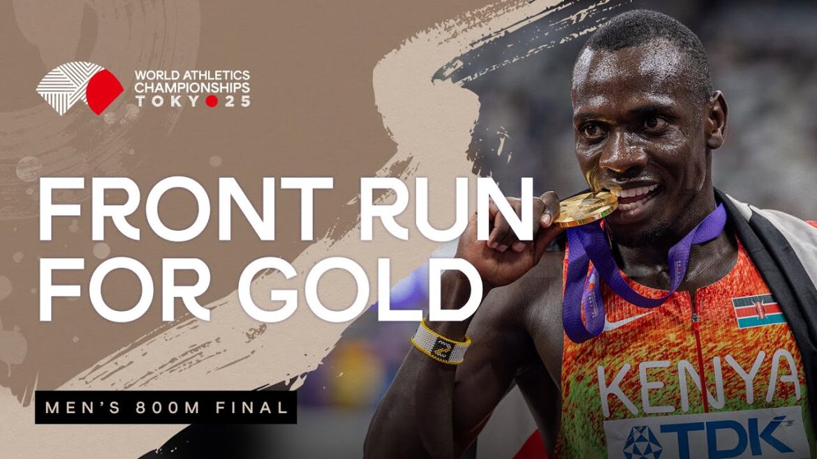 Wanyonyi plonge à 800m d'or avec un record de championnat de 1: 41,86 | Championnats du monde d'athlétisme Tokyo 25