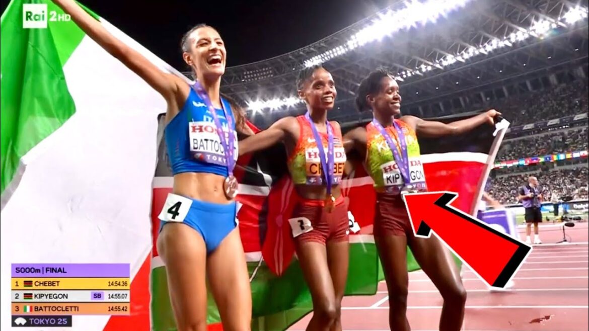 Regarder - Béatrice Chebet remporte la course féminine au 5000m aujourd'hui, Nadia Battocletti, World Athletics Faits saillants