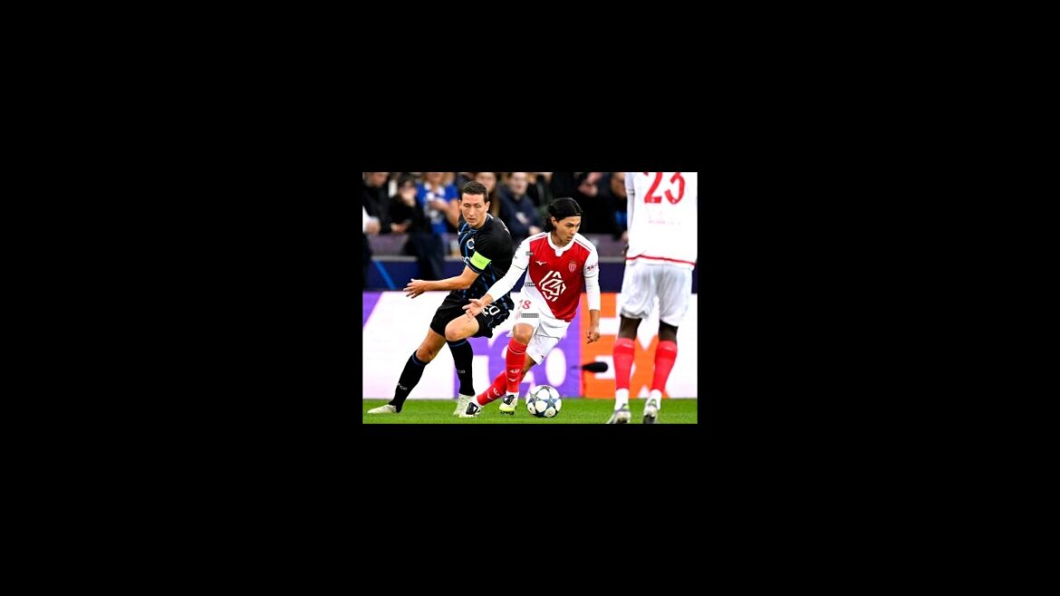 Minamino Takumi perd l'assistance de Monaco lors du premier match de la Ligue des champions