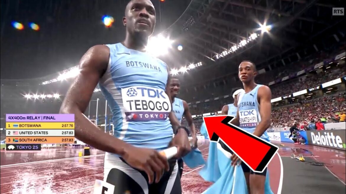 Watch - L'équipe masculine du Botswana a remporté la course de relais 4 × 400m aujourd'hui, les Championnats du monde des Championnats d'athlétisme