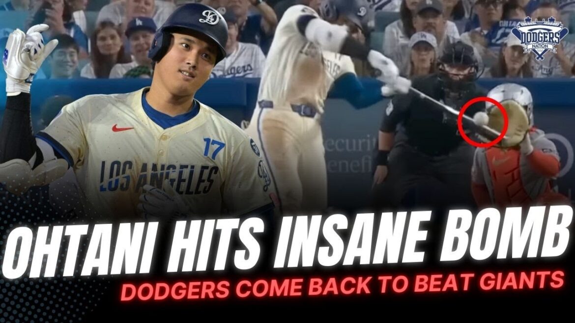 MUST-See: Shohei Ohtani frappe le 53e home run, les géants continuent de frapper les Dodgers, les Dodgers reviennent pour gagner!
