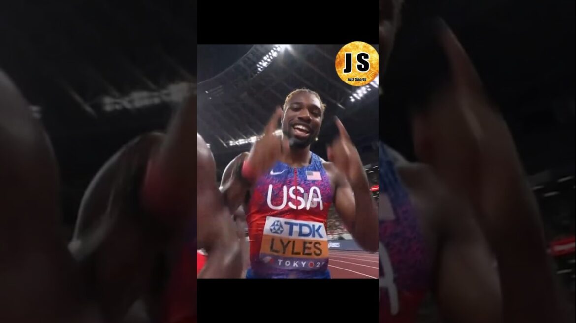 Finale masculine 4x100m, Tokyo 2025 #Noahlyles #athletics # 4x100m #degrasse