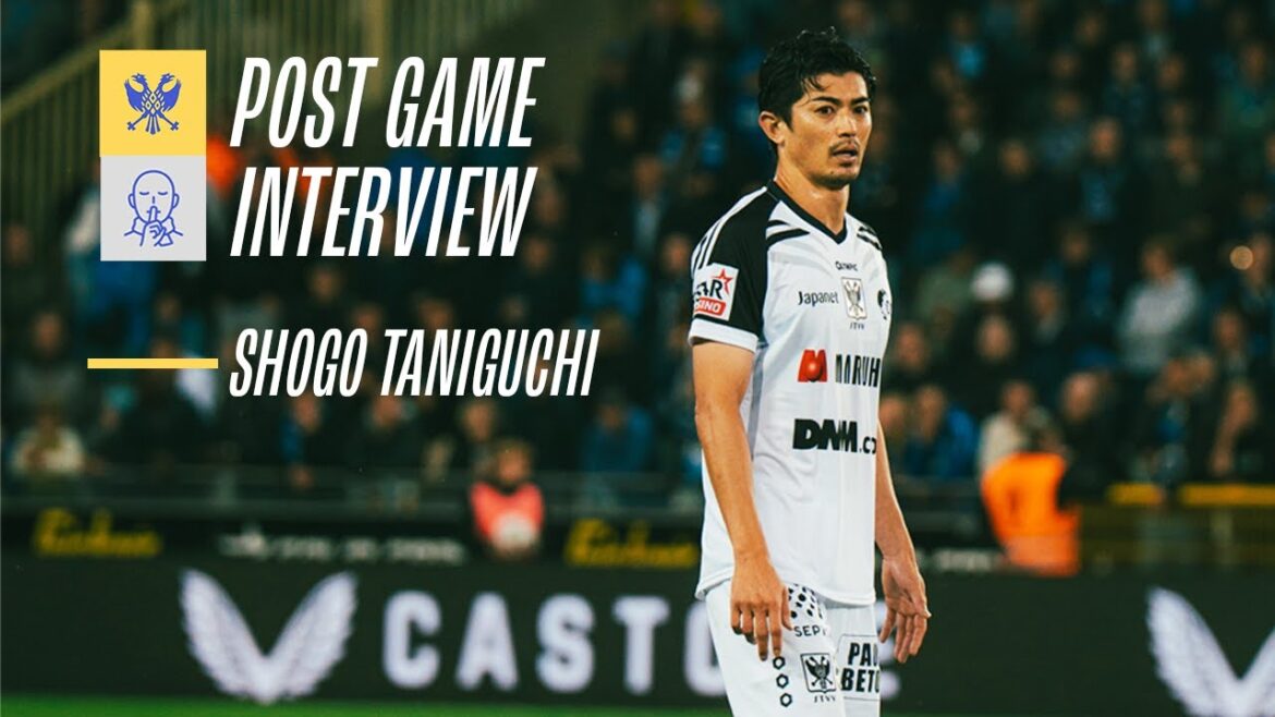 [Sint Troyden]L'interview d'après-match de Taniguchi Shogo (match de la ronde 8 contre le club Bruges)