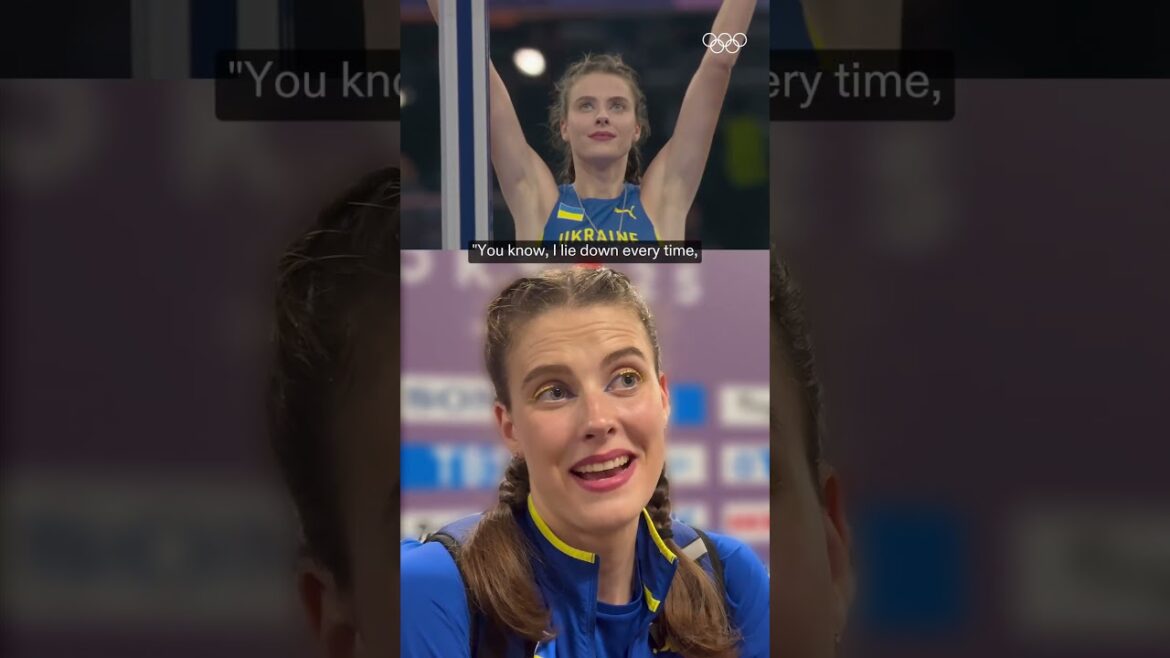 Yaroslava Mahuchikh’s competition routine is iconic. If it works, it works. ✨ #Olympics