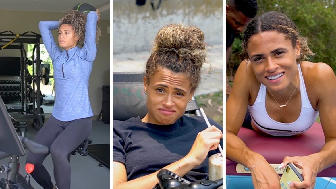 Formation de Sydney McLaughlin-Levrone pour les Jeux olympiques de Tokyo