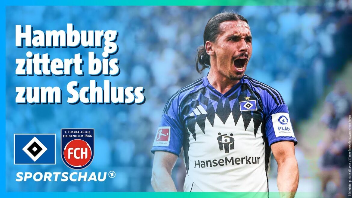 Hamburger SV - 1st FC Heidenheim met en évidence Bundesliga, 4e match de match | Football de spectacle sportif