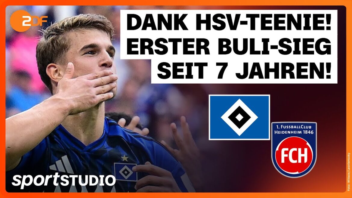 Hamburger SV - 1. FC Heidenheim | Bundesliga, 4e jour 2025/26 | studio de sport