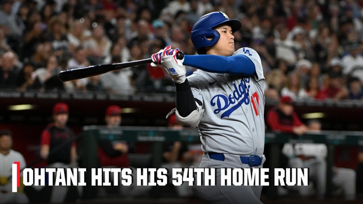 Shohei Ohtani éclabousse son 54e HR dans la piscine contre Diamondbacks | ESPN MLB