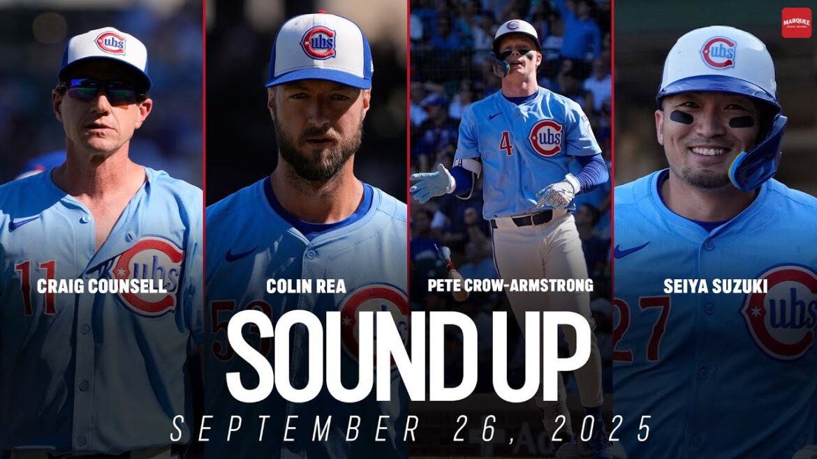 Entretiens d'après-match des Cubs: Craig Counsell, Colin Rea, Pete Crow-Armstrong, Seiya Suzuki, Kyle Tucker