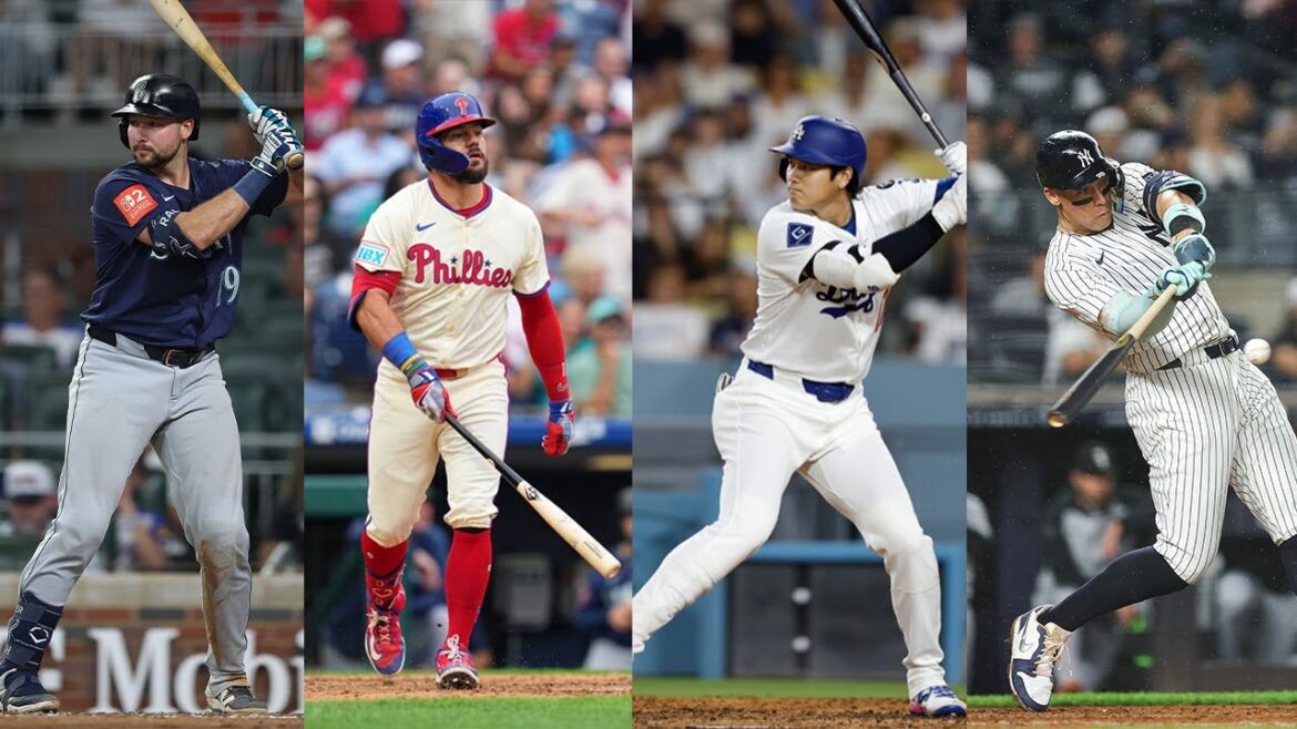 50 circuits en 2025 pour Cal Raleigh, Kyle Schwarber, Shohei Ohtani et Aaron Judge 🎥🍿 🎥🍿