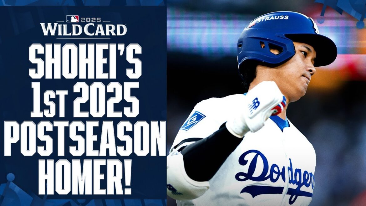 Shohei Ohtani Homers dans son premier at-bat des séries éliminatoires de 2025! | SHOHEI OHTANI SAILLANTS