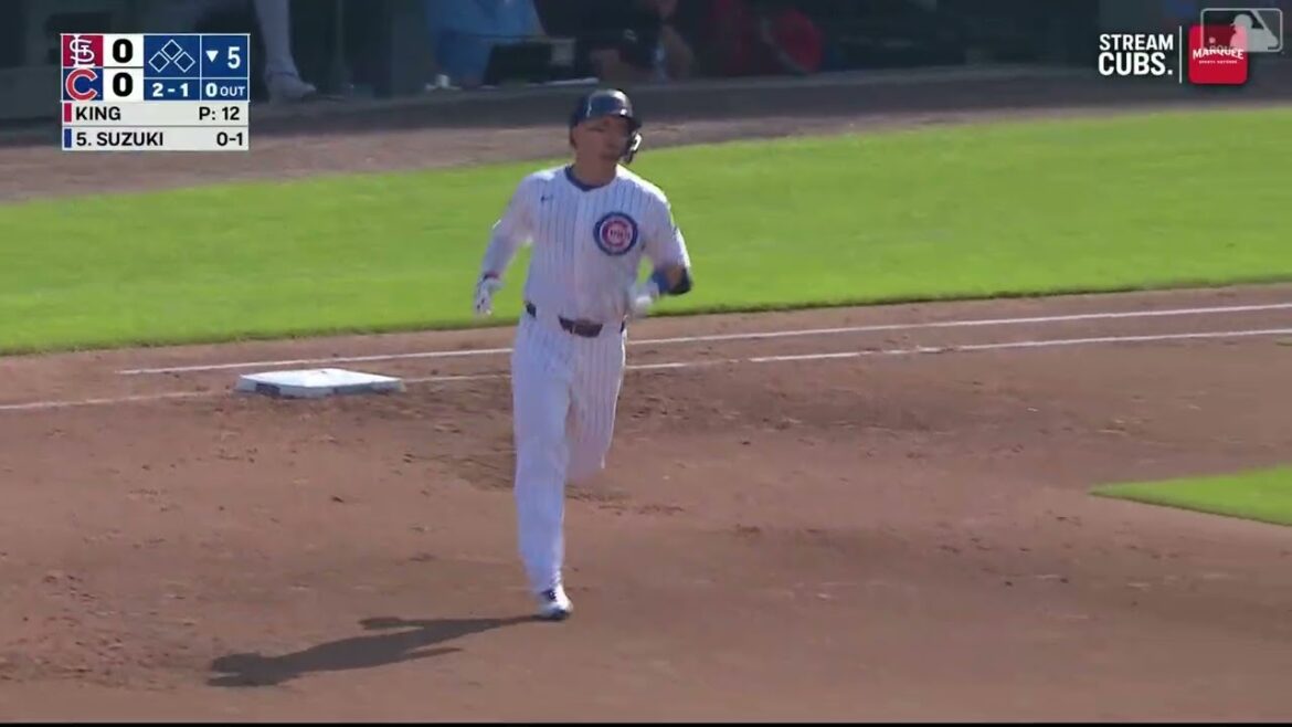 Seiya Suzuki Homers pour le quatrième match consécutif