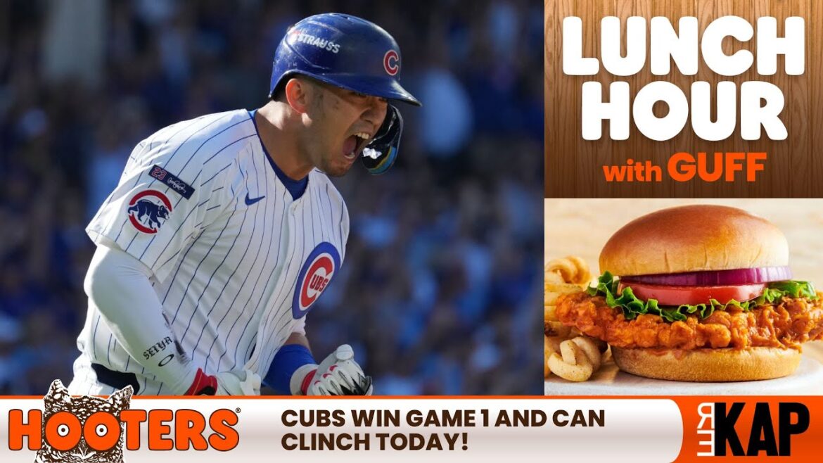 🍔 Rekap Hour du déjeuner avec Guff: Cubs Win GM. 1, peut décrocher la série Wild Card aujourd'hui à Wrigley!