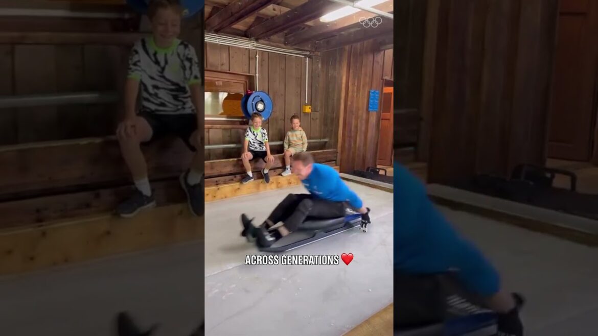 Quand la passion pour la luge traverse les veines… #OLYMPICS #LUGE