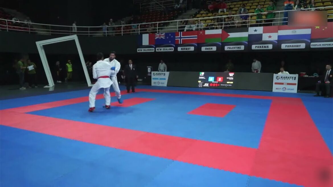 Bagus Dwi Saputra (INKANAS KEPRI) Vs Djemat Mohammed el Amin (ALG) - WKF SÉRIE A KUALA LUMPUR 205
