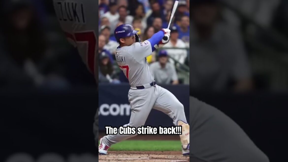 JEU D'ÉGALITÉ ! Seiya Suzuki répond tout de suite dans le Game 5 🤯 Quelle réponse ! 💣 #post-saison