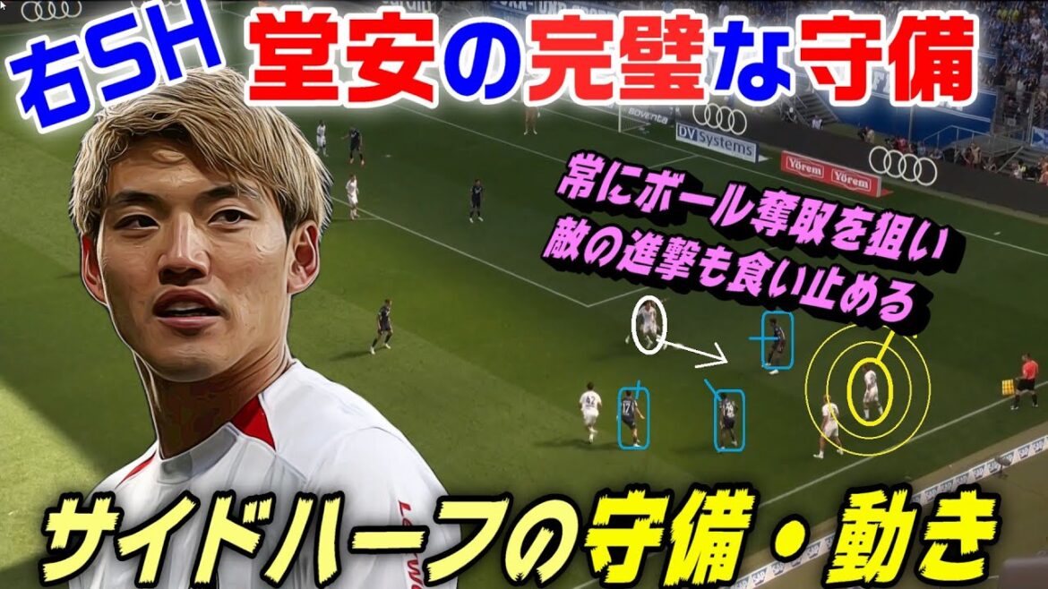 Regardez la défense parfaite du droit SH Ritsu Doan ! Une défense carnivore qui reste fidèle à ses fondamentaux et qui vise à emporter des choses.