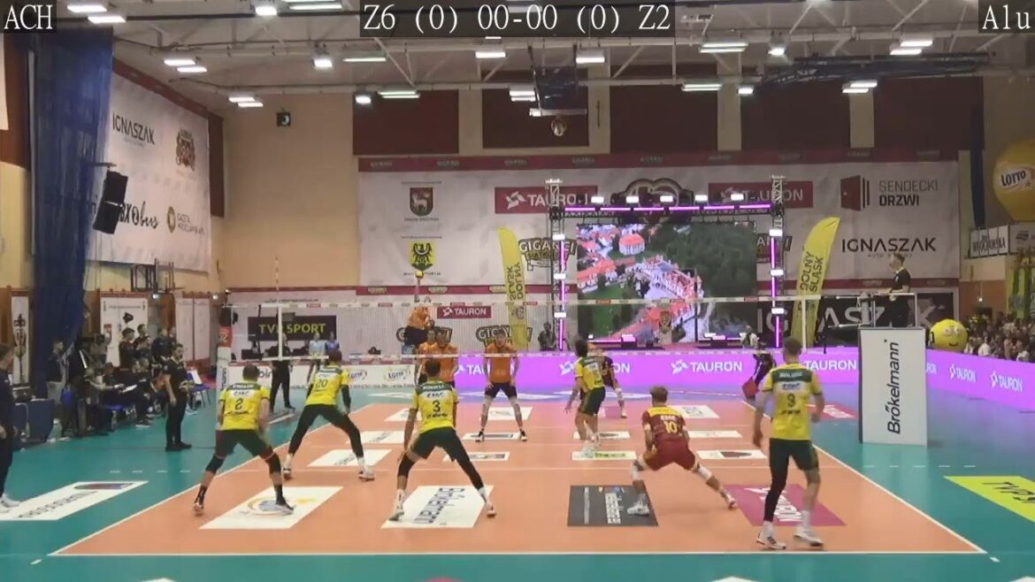 Volleyball Ljubjana - Zawiercie Amazing COMPLET Match Amical 2025