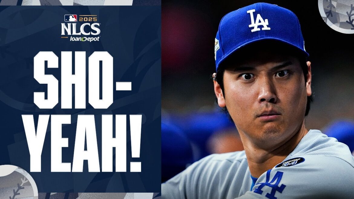 Shohei Ohtani avec son premier coup sûr, RBI ET base volée du NLCS ! 🤩 | Faits saillants de Shohei Ohtani