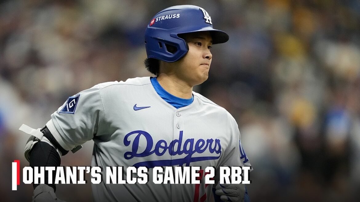 Le RBI de Shohei Ohtani lors du deuxième match de la NLCS renforce l'avance des Dodgers en route vers la victoire ⚾ | ESPN MLB