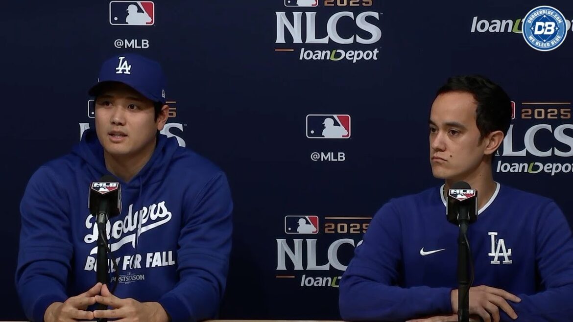 NLCS 2025 : Shohei Ohtani décompose les difficultés de frappe en séries éliminatoires