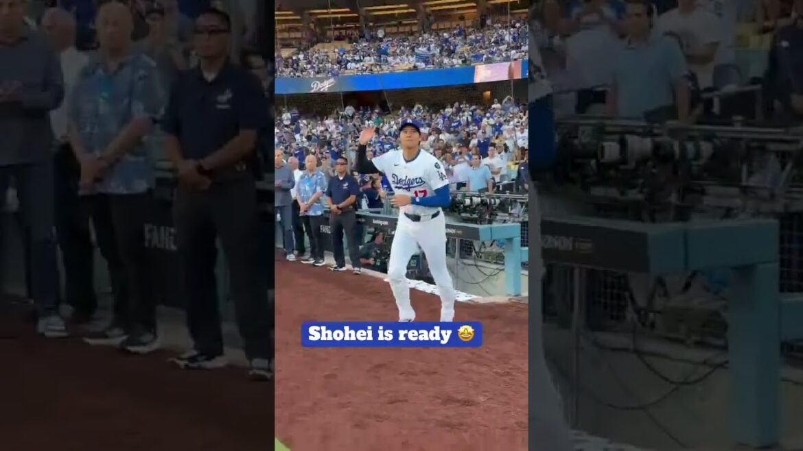 Shohei et les Dodgers prêts pour le premier match 🙌