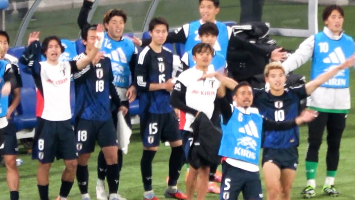 [Kirin Challenge Cup 2025]Le banc de Nagatomo « se calme » jusqu'à la victoire historique contre le Brésil Images locales