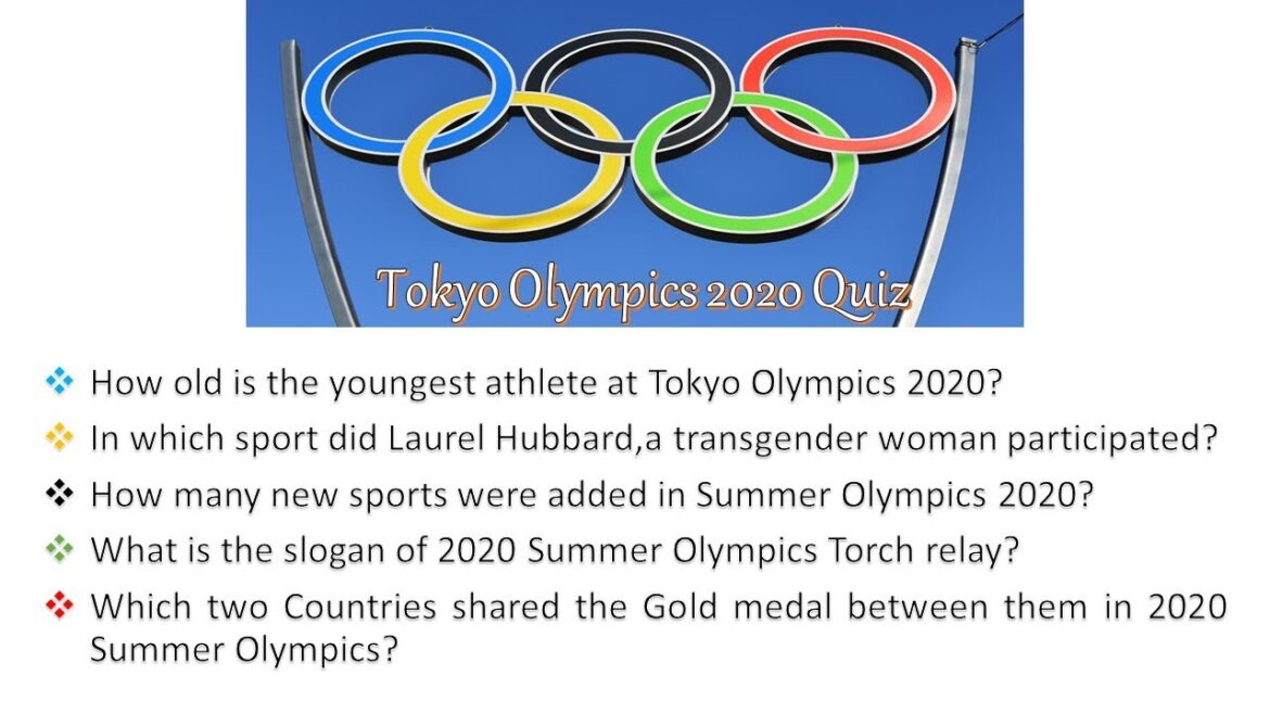 Jeux olympiques d'été de Tokyo 2020 - Quiz