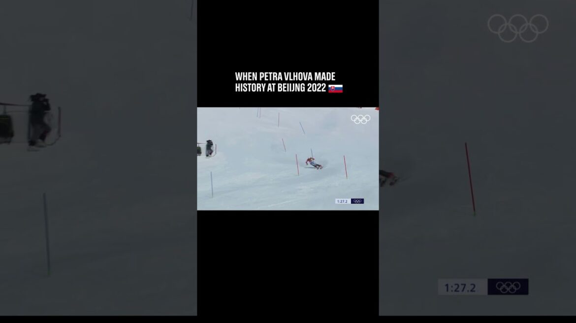 Le premier skieur slovaque à remporter une médaille d'or aux Jeux olympiques. 🥇
