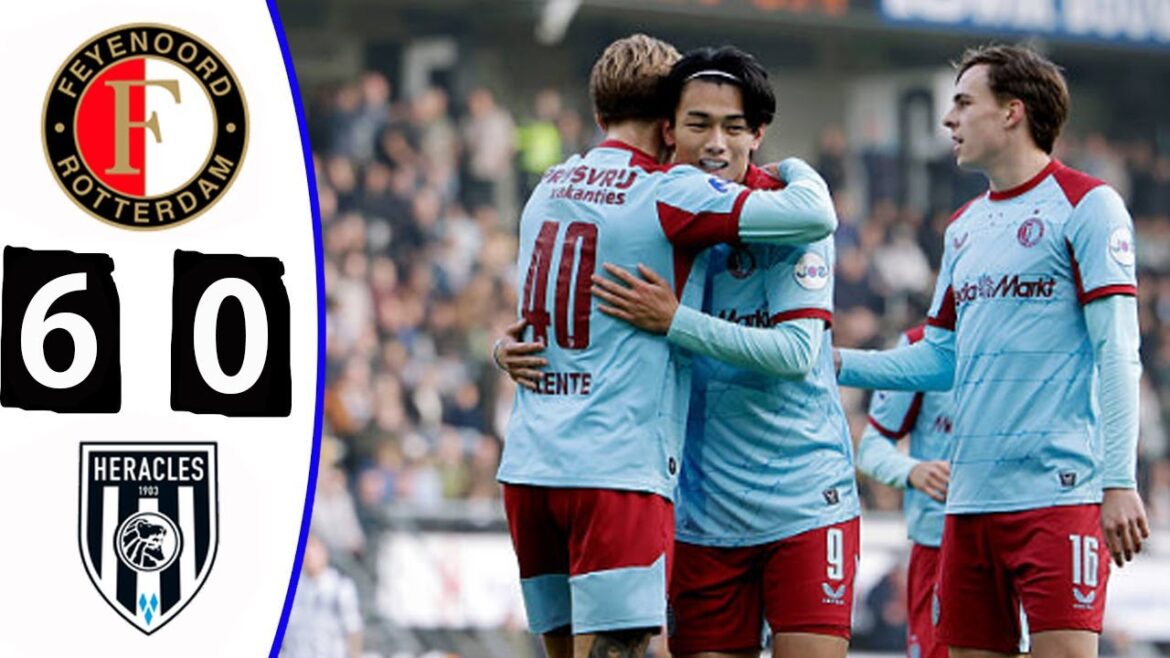 Ayase Ueda 3 buts ! Feyenoord 6 0 Hercule ! Tous les faits saillants des objectifs ! 20 octobre 2025 Ayase Ueda 3 buts ! Feyenoord 6 0 Hercule ! Tous les faits saillants des objectifs ! 20 octobre 2025