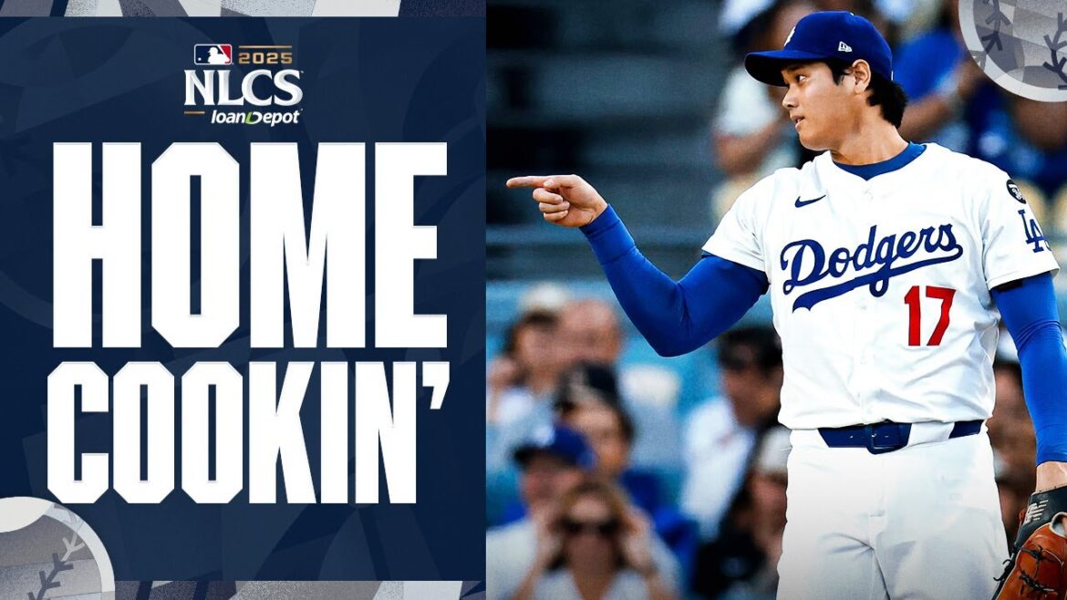 Shohei Ohtani retire 3 frappeurs sur prises lors de sa PREMIÈRE MANCHE d'un clincher potentiel des Dodgers 👀 | Faits saillants de Shohei Ohtani