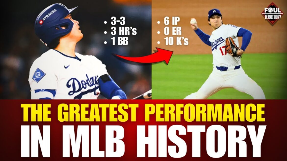 Débattre des plus grandes performances de l'histoire de la MLB | Jeu NLCS 4 de Shohei Ohtani