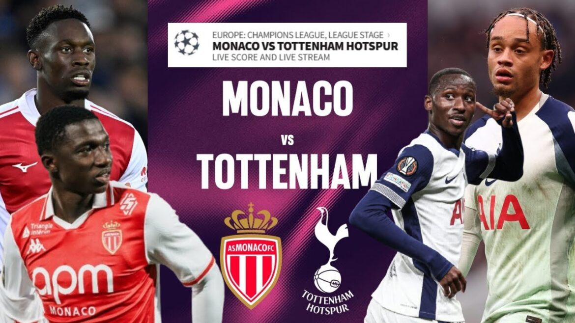 MONACO vs TOTTENHAM : le retour du choc ! 🔥 Ansu Fati, Kudus, Minamino | Ligue des Champions 2025