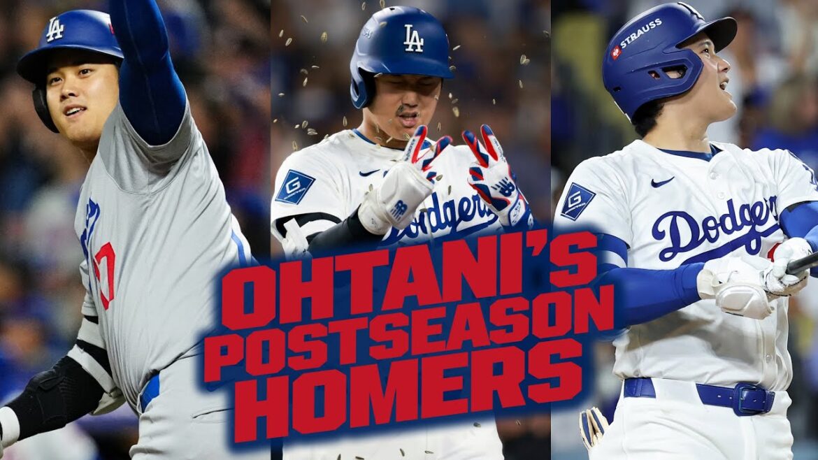 TOUS les circuits de Shohei Ohtani des séries éliminatoires 2024 et 2025 en moins de 5 minutes 💪 | Faits saillants de Shohei Ohtani