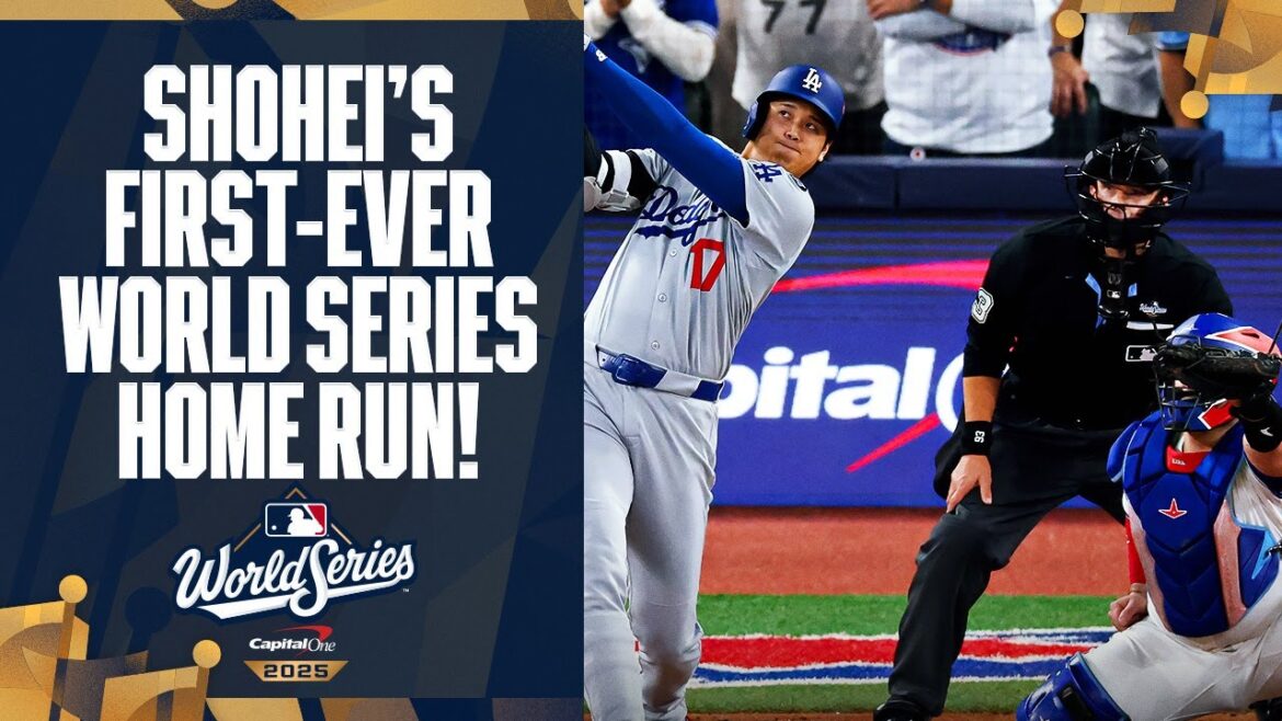 Shohei Ohtani réussit son premier home run en carrière dans les World Series ! | Faits saillants de Shohei Ohtani