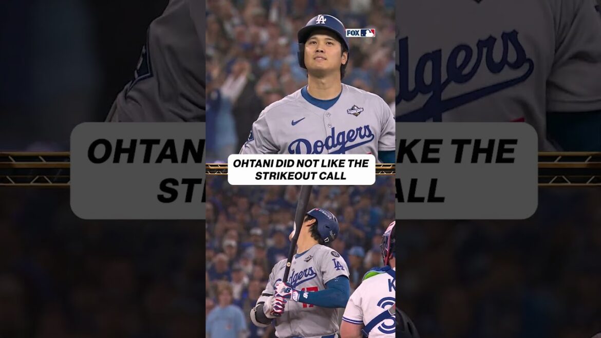 Shohei Ohtani n’était PAS fan de cet appel au retrait 😬 #shoheiohtani #Dodgers #worldseries #MLB Shohei Ohtani n'était PAS fan de cet appel au retrait 😬 #shoheiohtani #Dodgers #worldseries #MLB