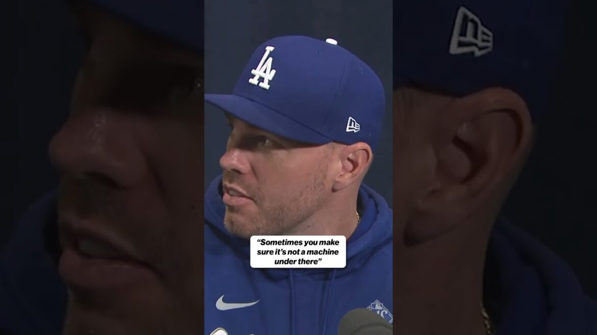 Freddie Freeman est impressionné par son compagnon Shohei Ohtani 🤯 #Doders #WorldSeries #OHTANII