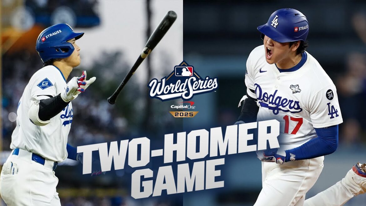 Shohei Ohtani marque DEUX FOIS dans le troisième match des World Series ! 🤩 | Faits saillants de Shohei Ohtani Shohei Ohtani marque DEUX FOIS dans le troisième match des World Series ! 🤩 | Faits saillants de Shohei Ohtani