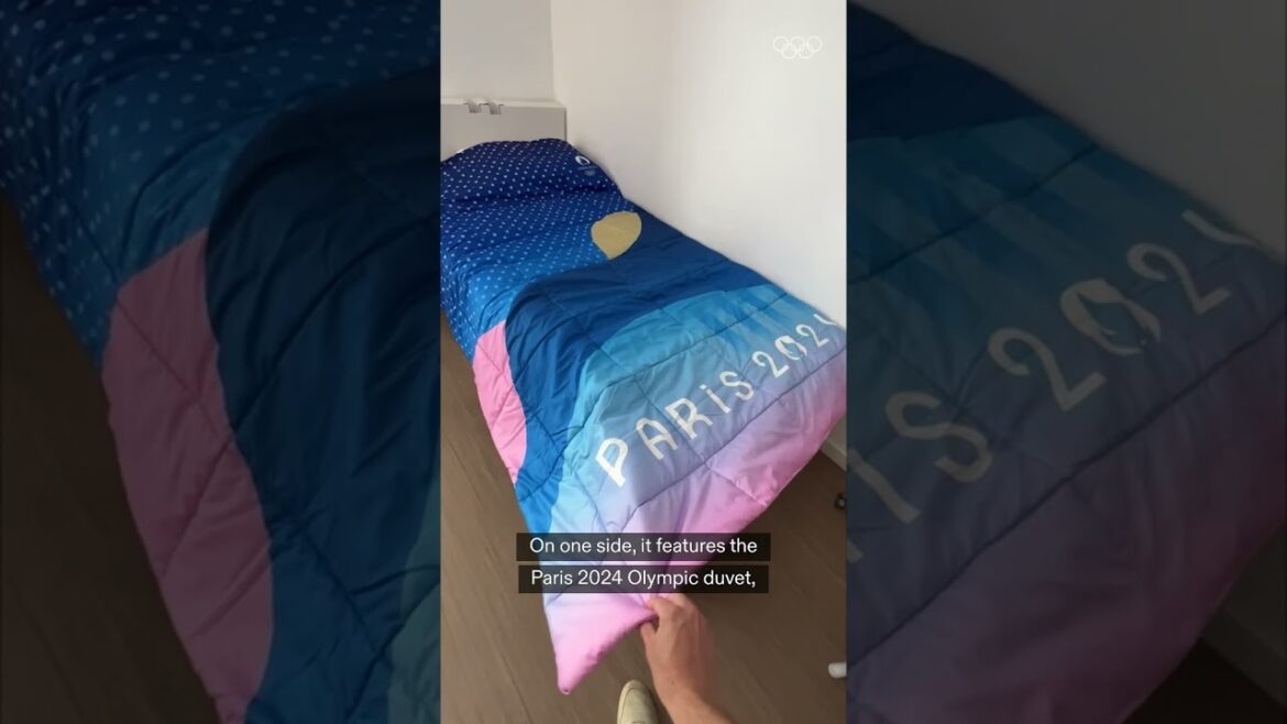 Fais de beaux rêves! Les lits olympiques de #Paris2024 🛏️ 😴