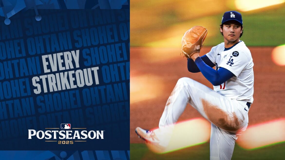 Shohei Ohtani en retire six lors de ses débuts en Série mondiale ! 🤩 | Faits saillants de Shohei Ohtani
